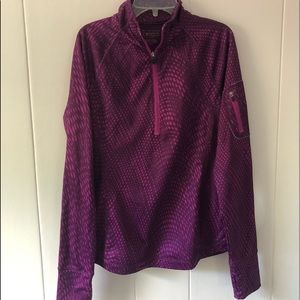 Light fleece workout jacket